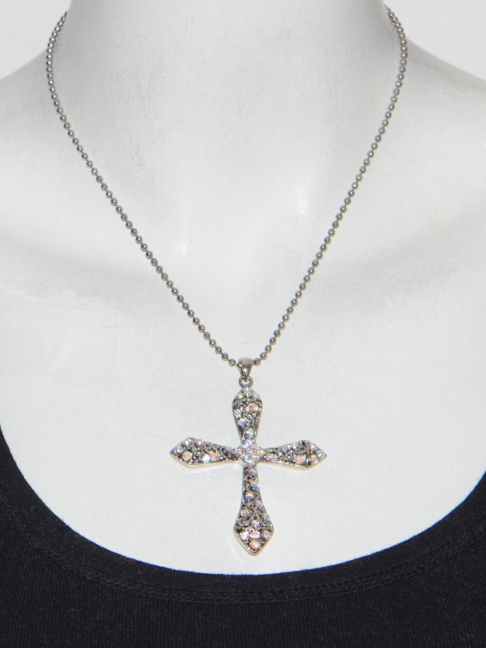 Premier Designs Angelina Crystal Cross Necklace